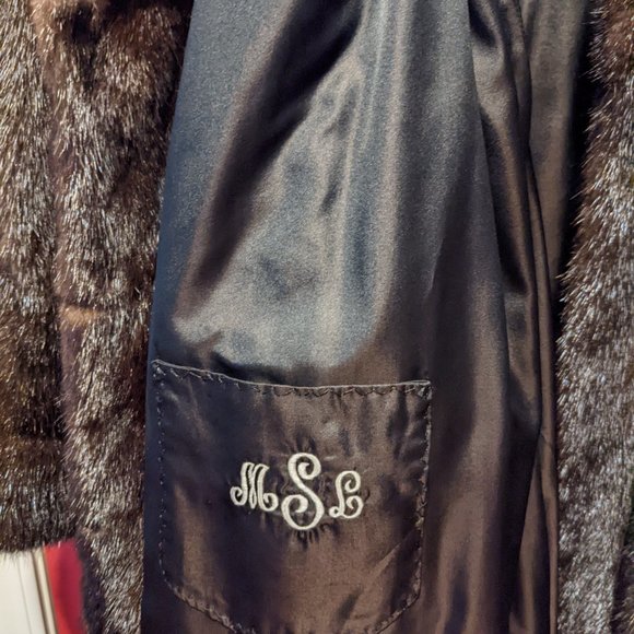Brown Vintage Mink Coat - Picture 8 of 9